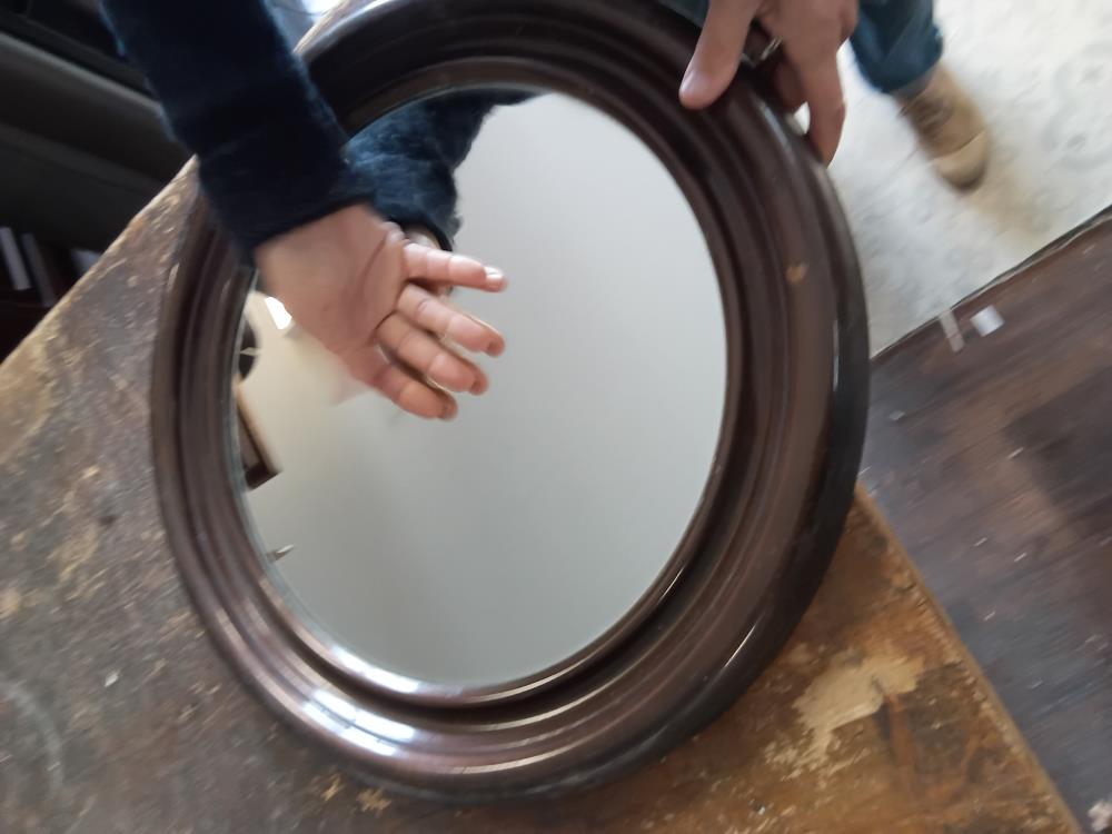 MIROIR ROND METAL