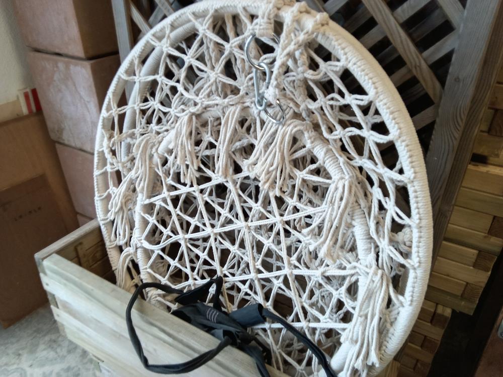 CHAISE A SUSPENDRE CORDE