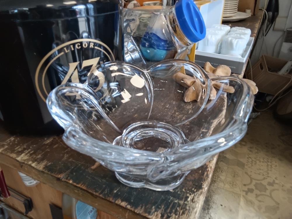 COUPE A FRUITS VERRE