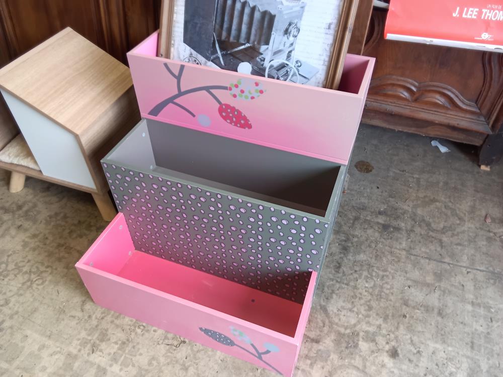 CUBE DE RANGEMENT VERT BAUDET