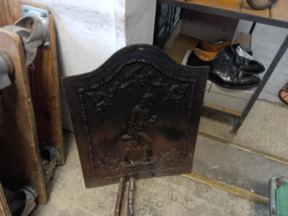 PETITE PLAQUE DE CHEMINEE