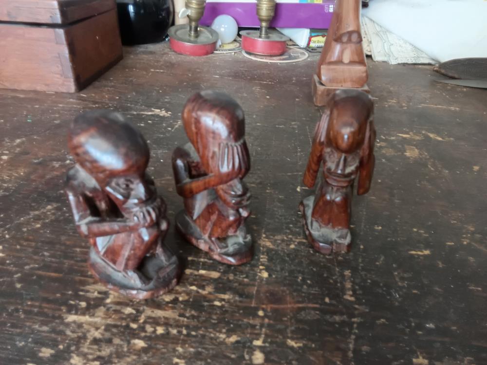3 PETITS SINGES BOIS
