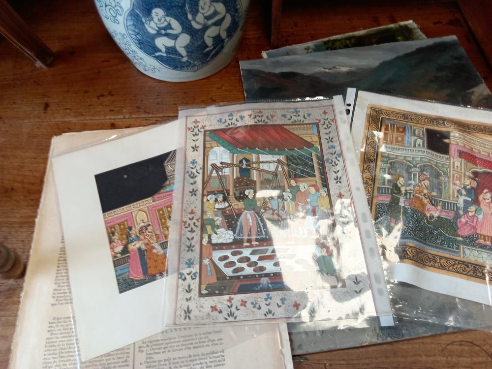 3 PEINTURES INDE