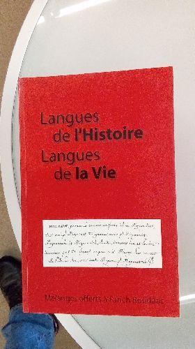 LANGUES DE L HISTOIRE LANGUES DE VIE