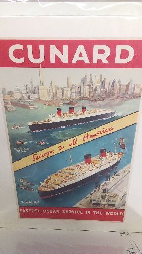 REPRO CUNARD NEW YORK