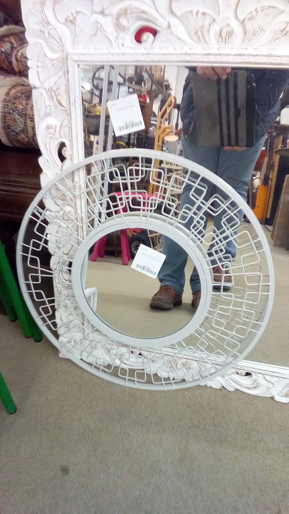 MIROIR ROND METALLIQUE