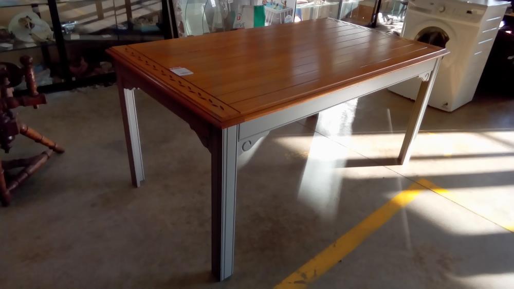 TABLE BOIS BICOLORE