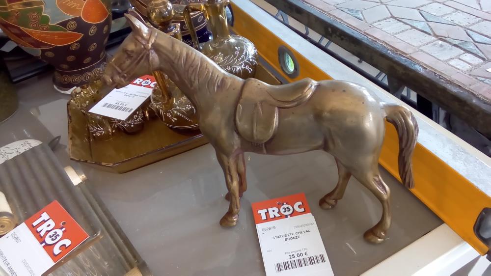 STATUETTE CHEVAL BRONZE