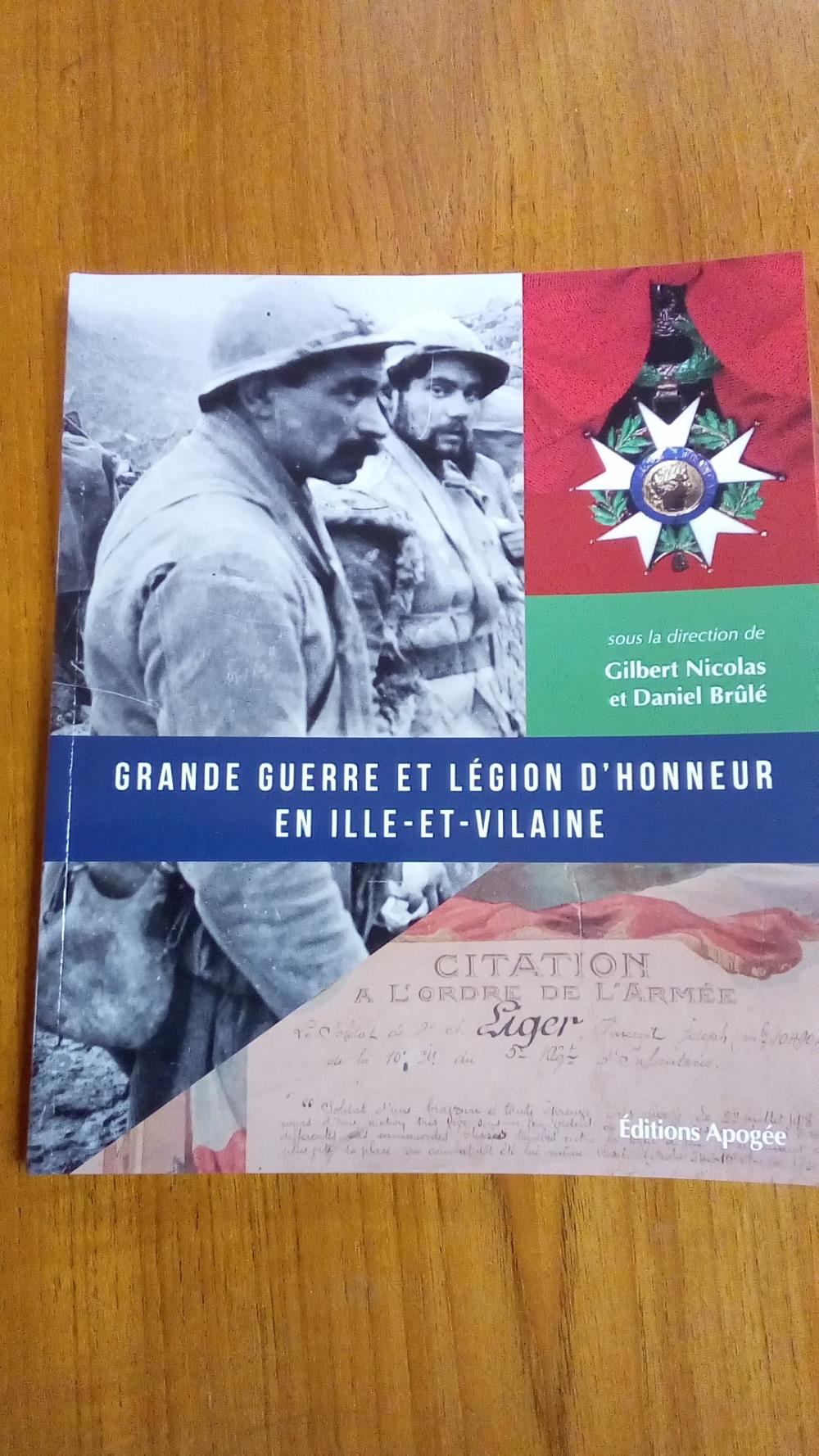 GRANDE GUERRE ET LEGION D'HONNEUR