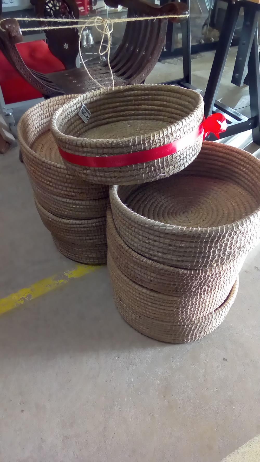 PANIER ROND FIBRE NATURELLE