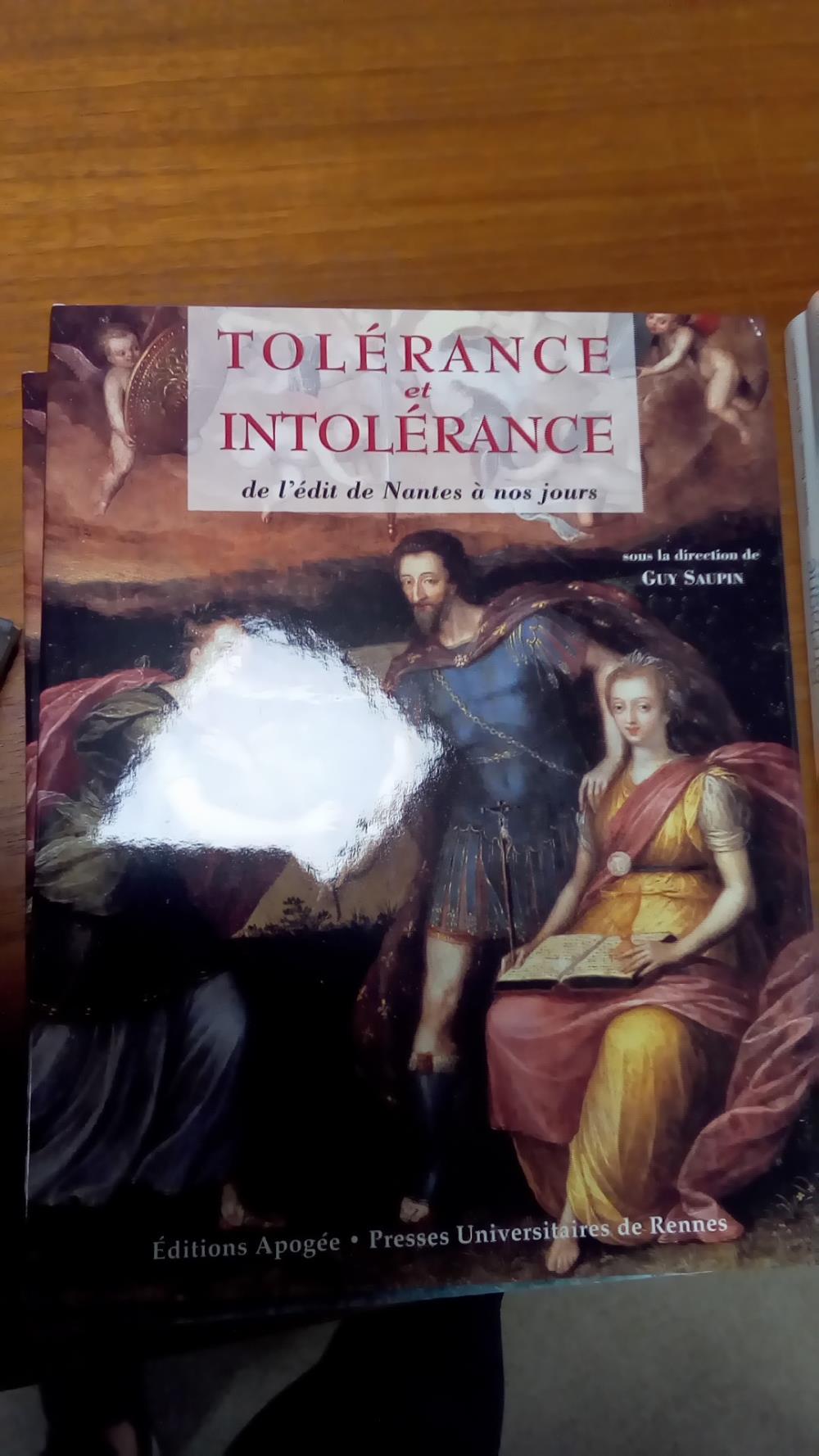 TOLERANCE T INTOLERANCE