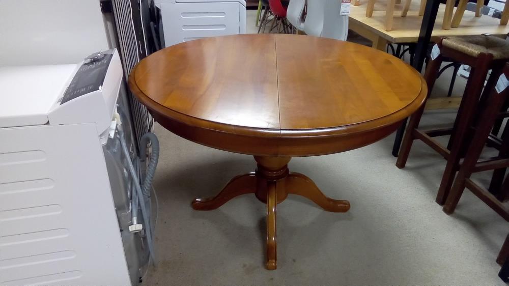 TABLE MERISIER RONDE 1 ALLONGE EXT