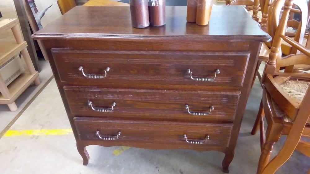 COMMODE CHÊNE 3 T À PEINDRE