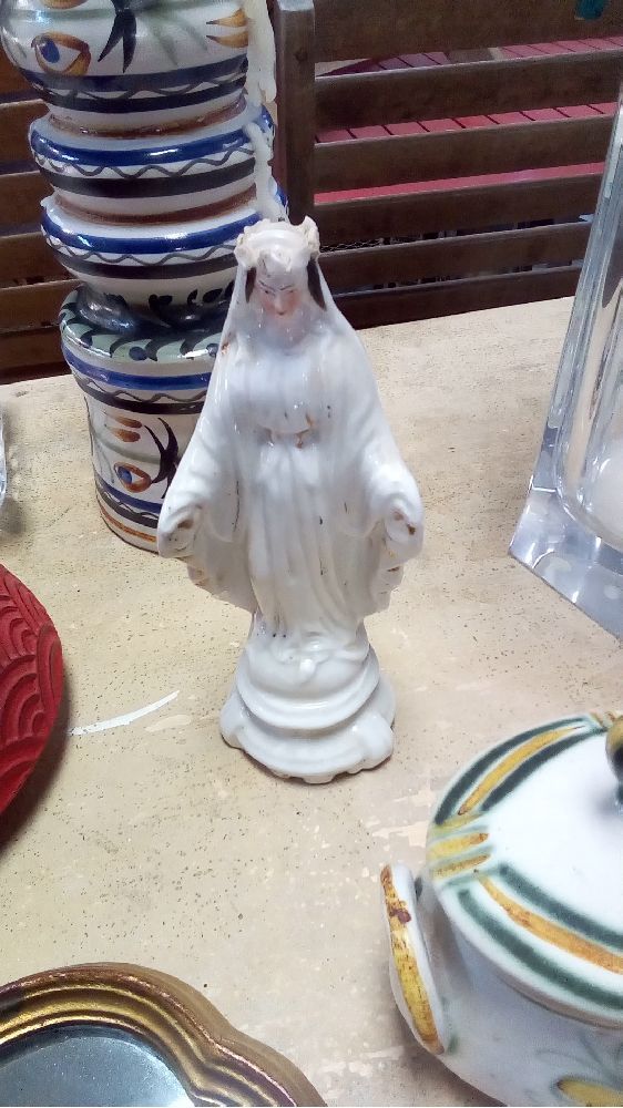 VIERGE PORCELAINE ANCIEN