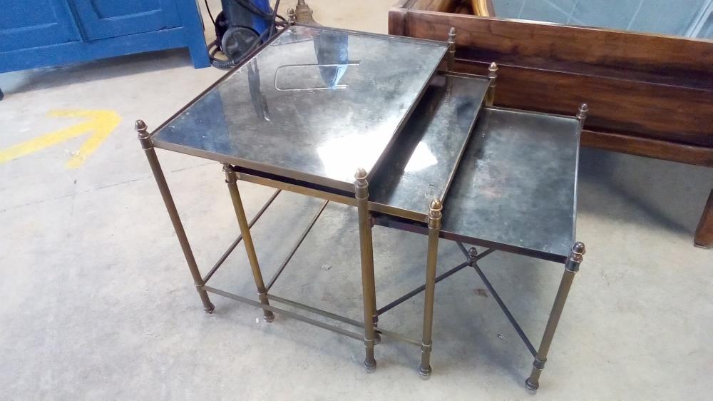 TABLES GIGOGNES MIROIR X3