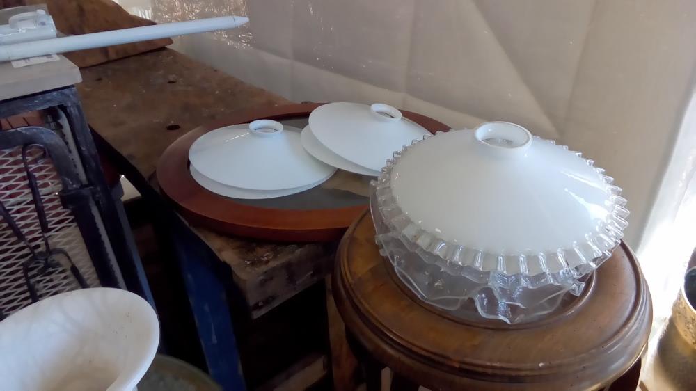 ABAT JOUR PLAFONNIER OPALINE