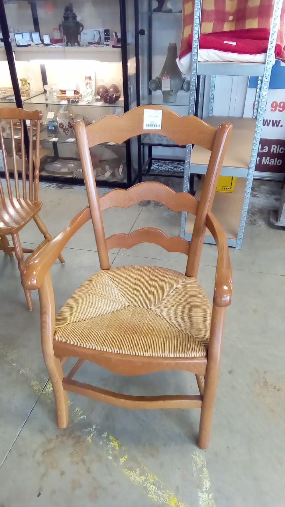 FAUTEUIL PAILLÉ
