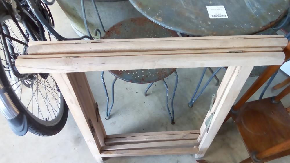 PAIRE DE TRÉTEAUX BOIS