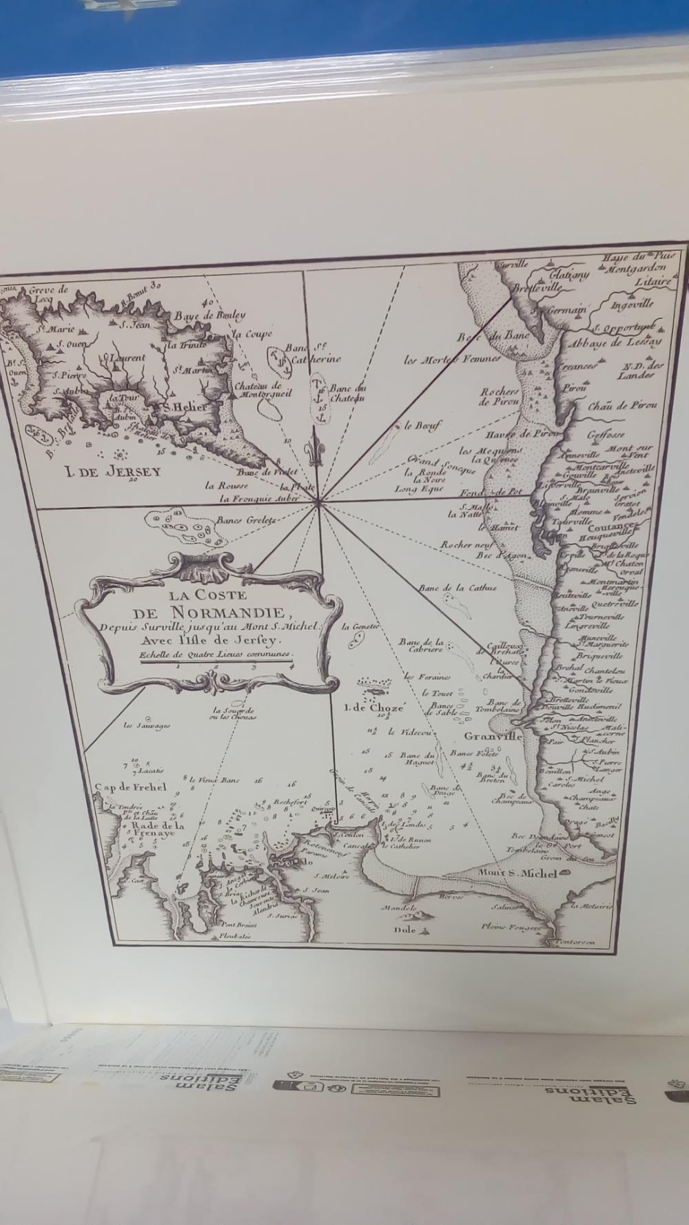 (40X50) ISLE JERSEY COSTE NORMANDIE