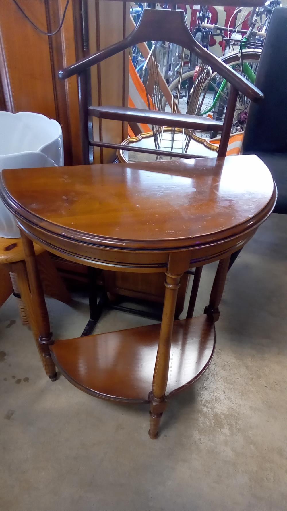 CONSOLE MERISIER ARRONDIE
