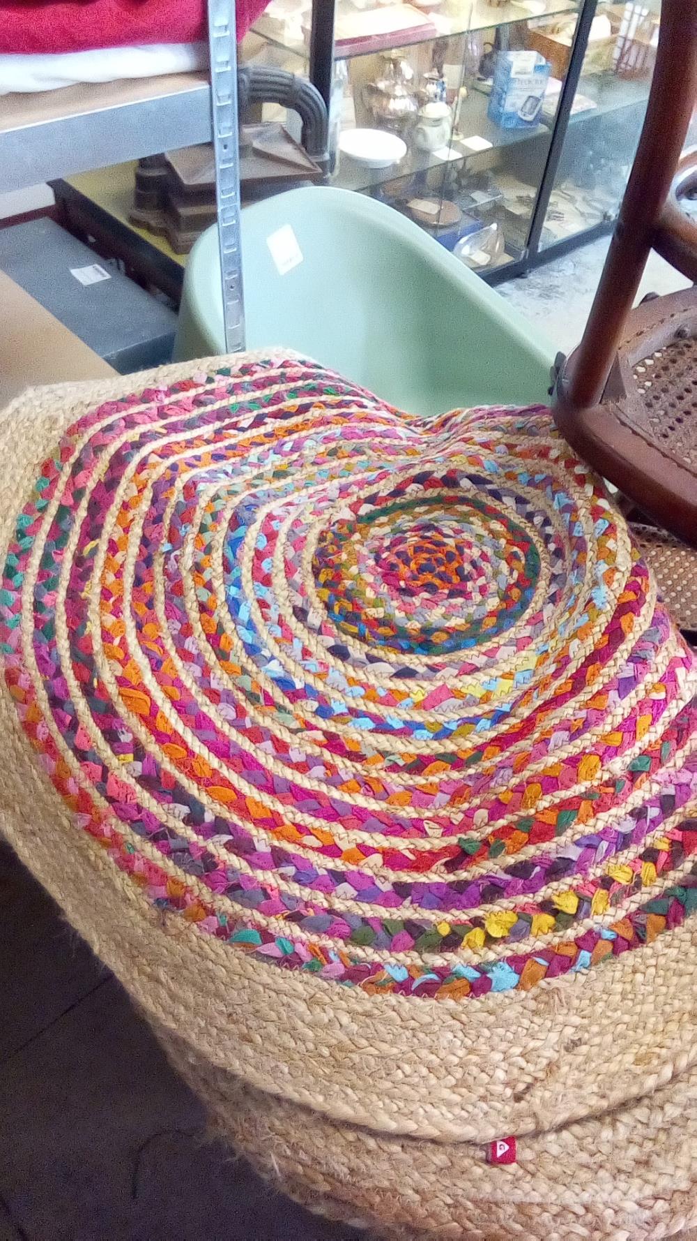 TAPIS ROND COLORÉ D100