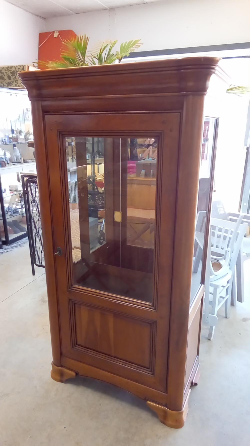 VITRINE MERISIER STYLE LOUIS PHILIPPE