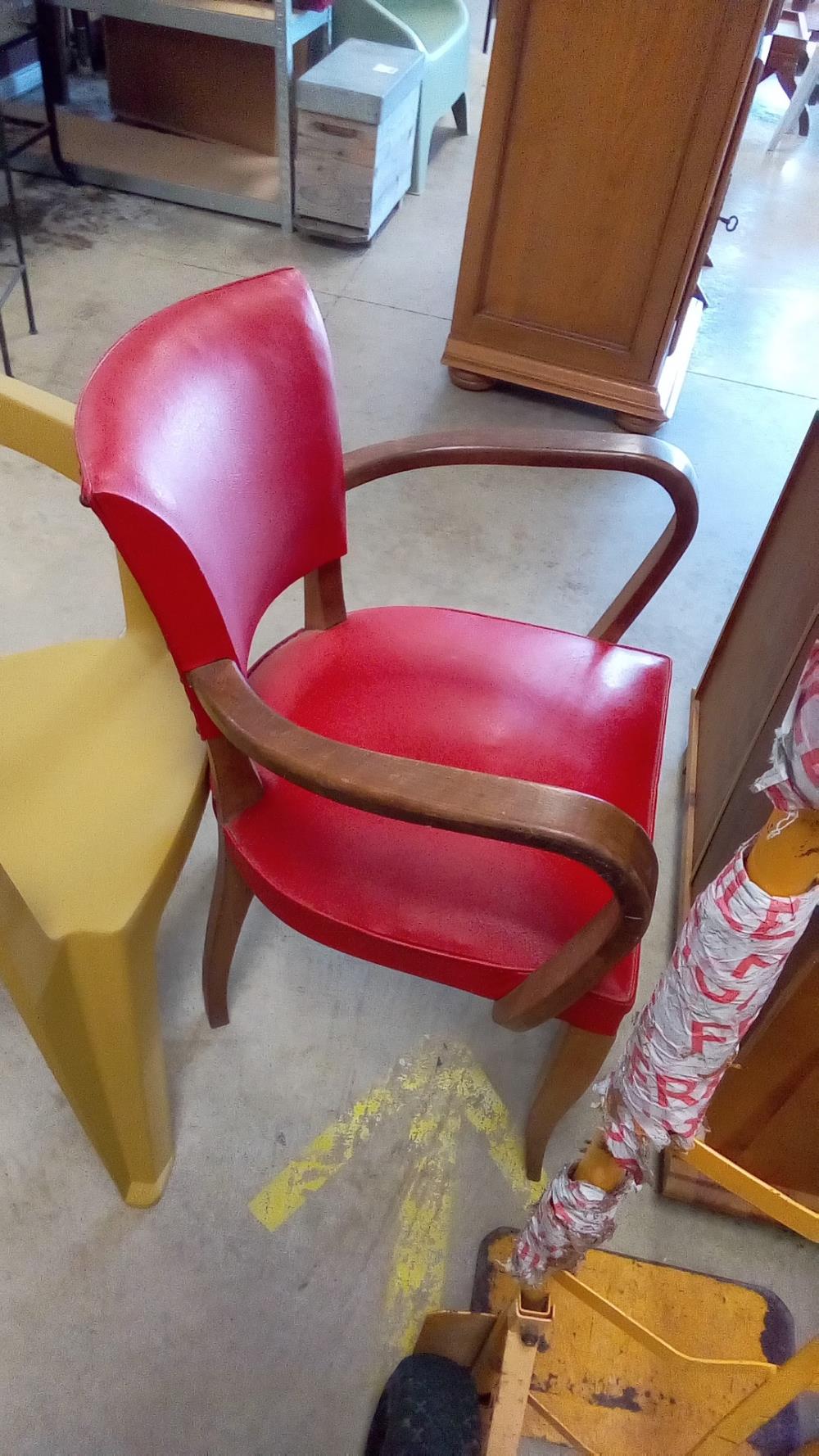 FAUTEUIL BRIDGE ROUGE