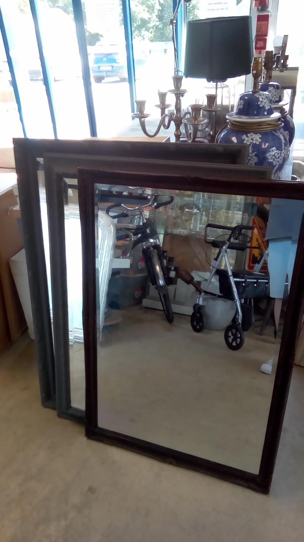 MIROIR L'UNITÉ MOULURE FINE GRISE OU FONCÉ