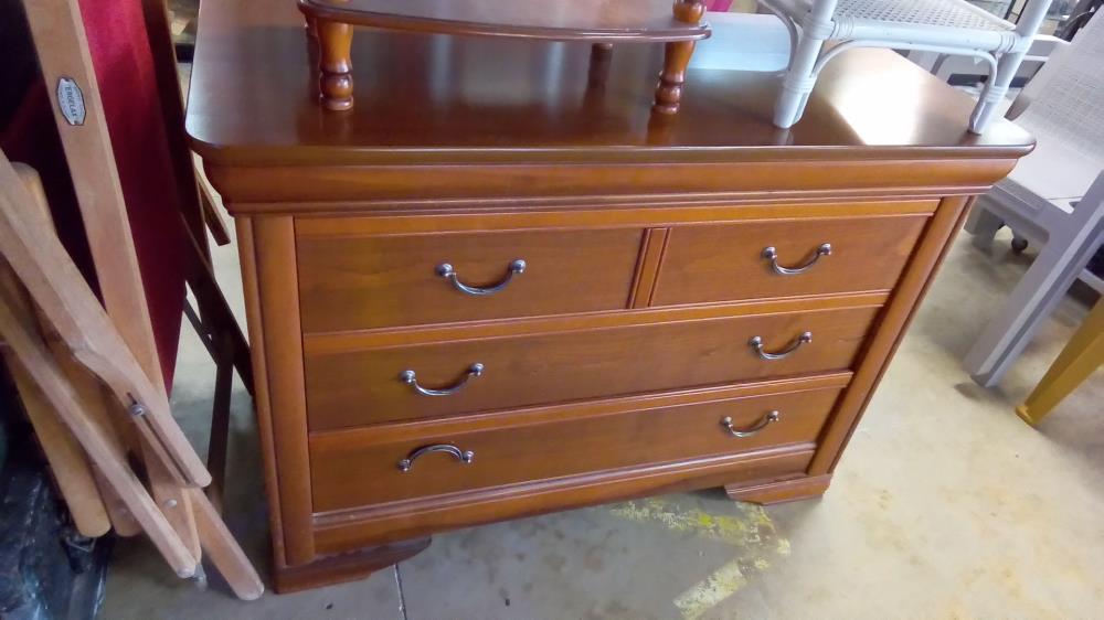 COMMODE MERISIER 3 TIROIRS