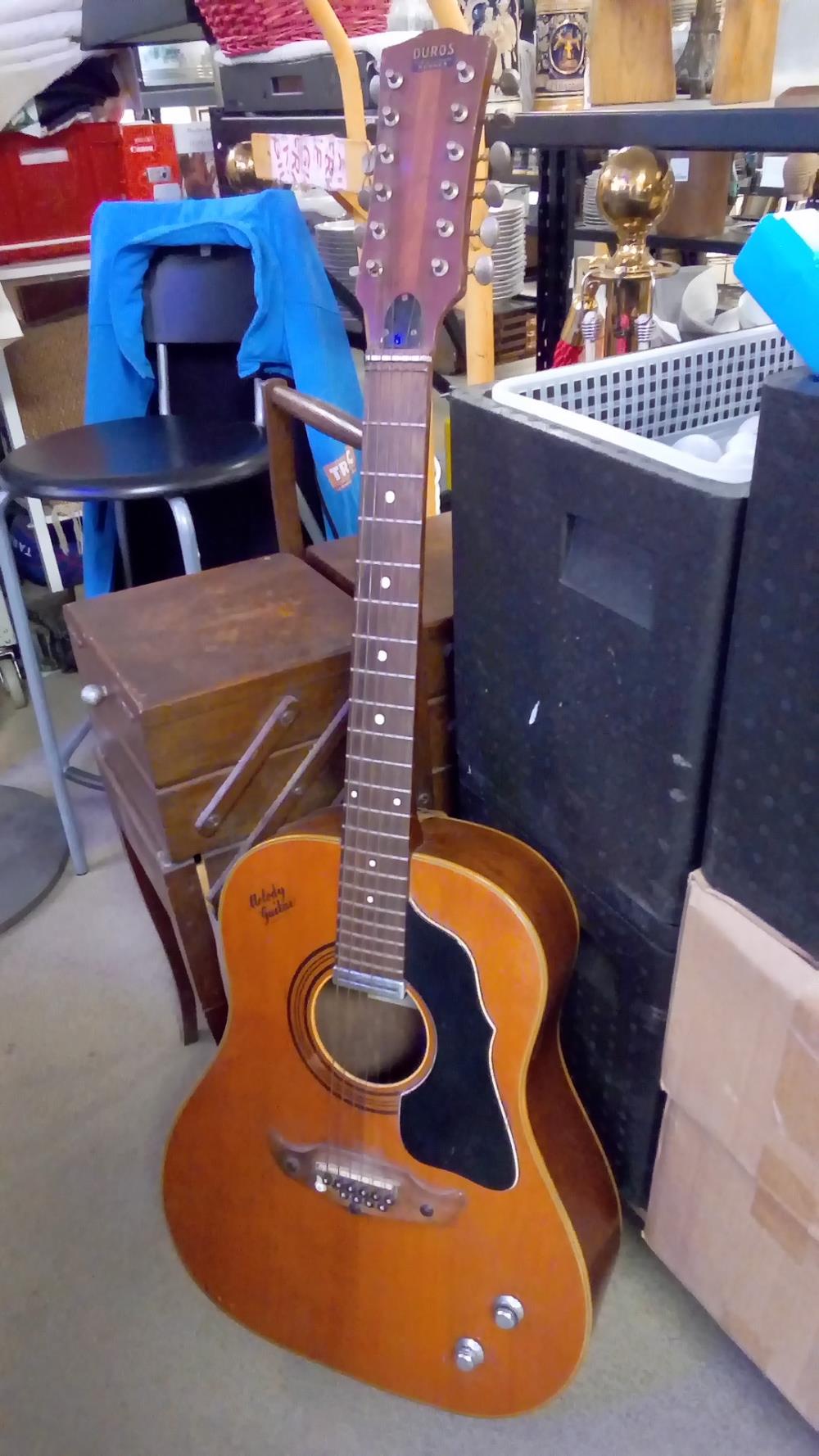 GUITARE ÉLECTRO ACOUSTIQUE 12 CORDES ANNÉES 70