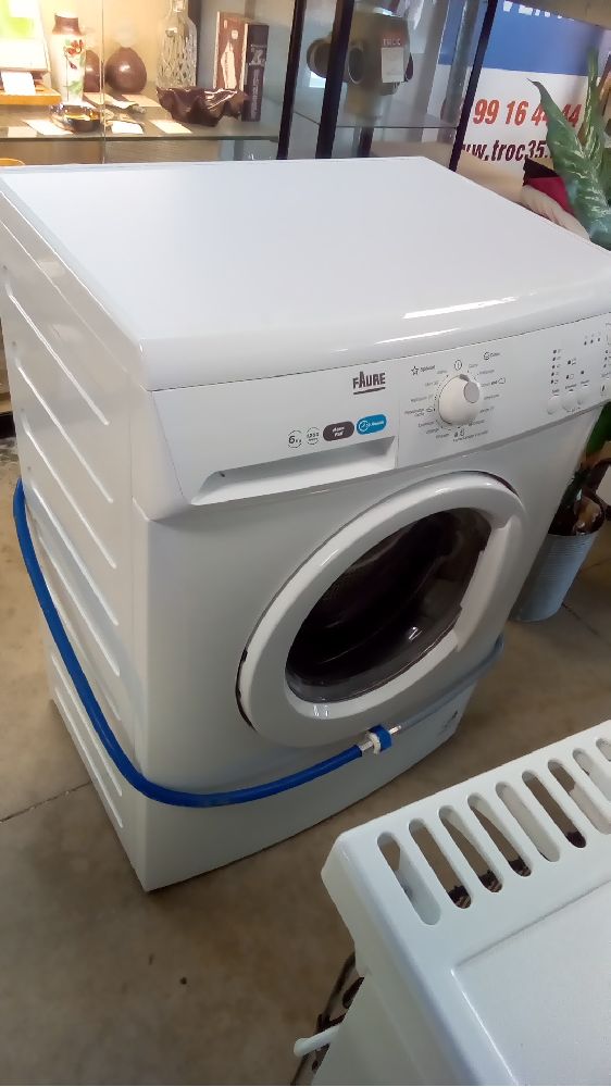 LAVE LINGE FAURE FAIBLE PROFONDEUR 6 KGS