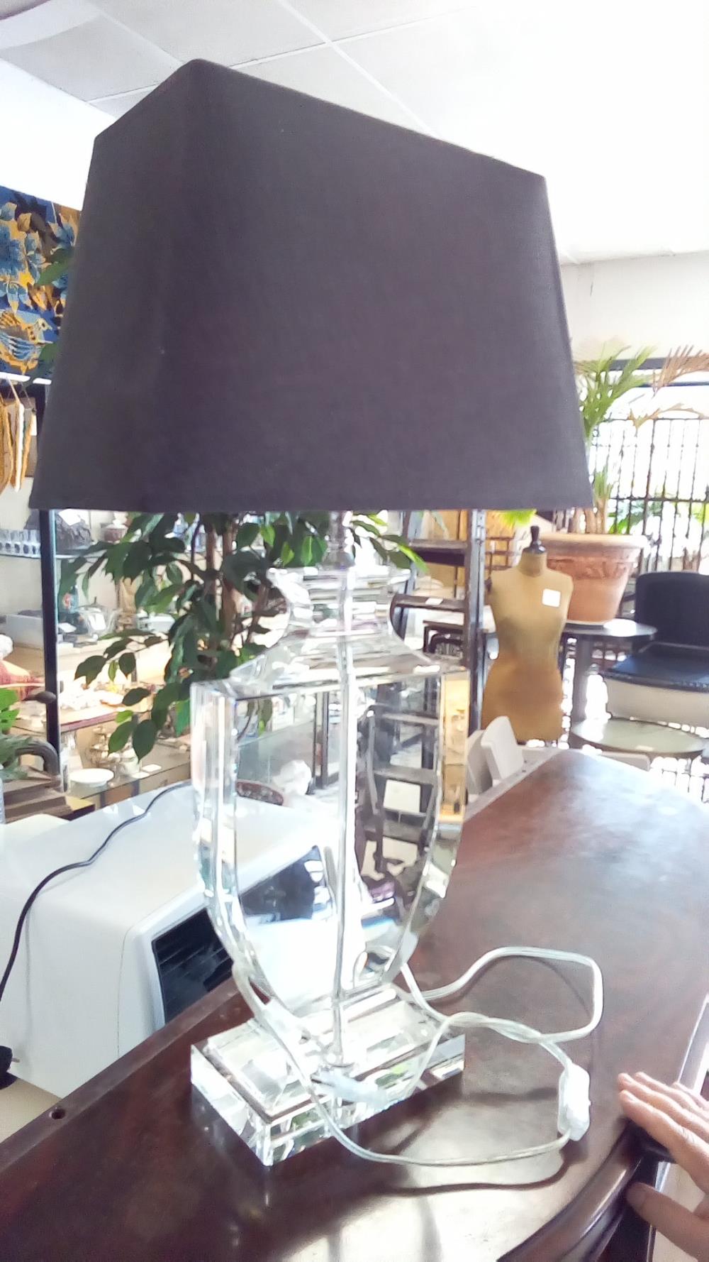 LAMPE VERRE STYLE MÉDICIS