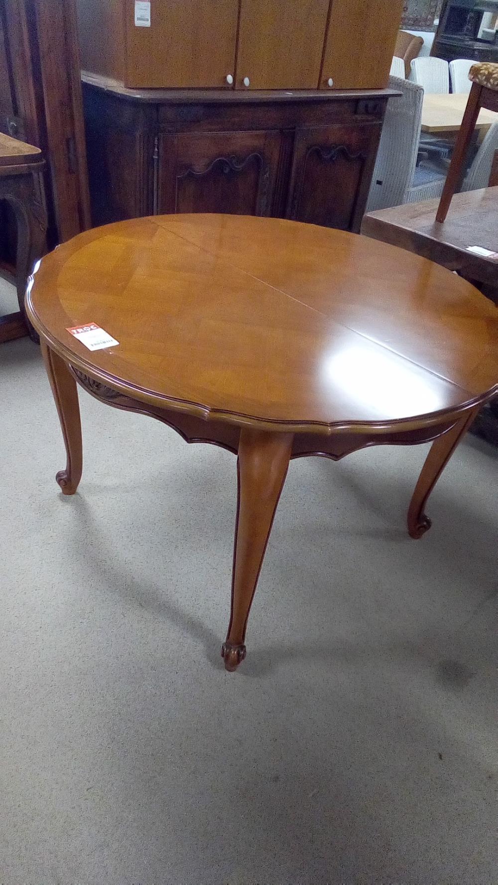 TABLE MERISIER RONDE 2 ALLONGES EXT