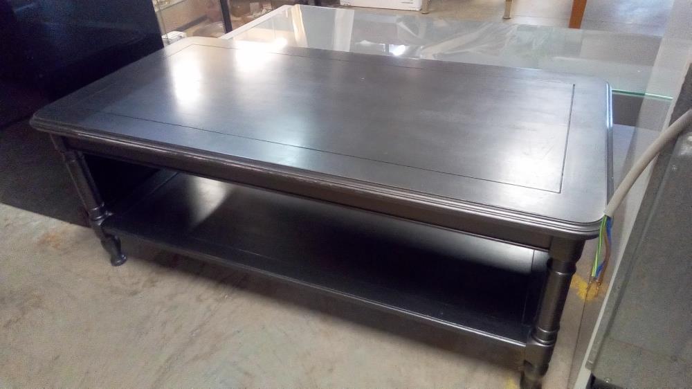 TABLE BASSE MERISIER PATINÉE