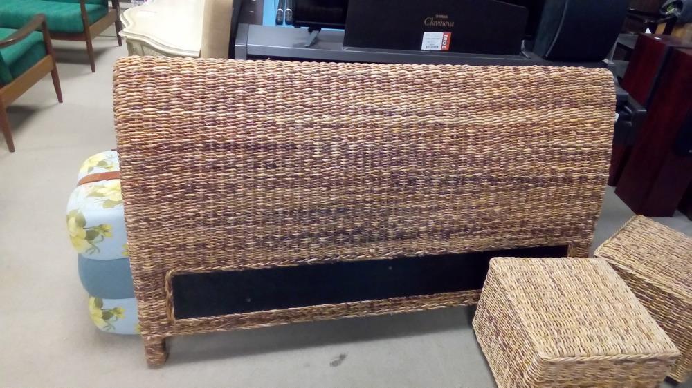 TÊTE DE LIT TRESSÉE BANANIER 140CM