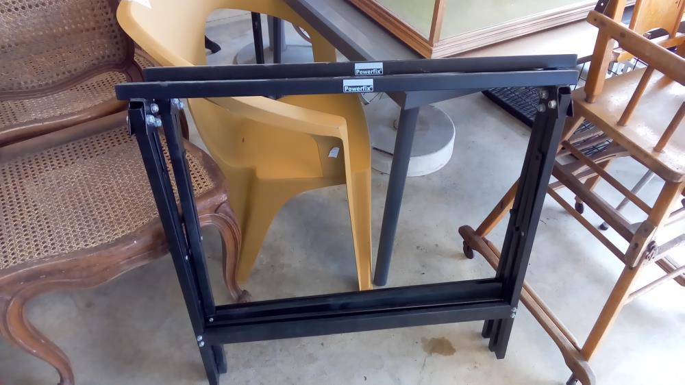 PAIRE DE TRÉTEAUX MÉTALLIQUES POWERFIX