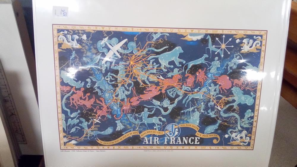 REPRO A283 CELESTE MAPPEMONDE