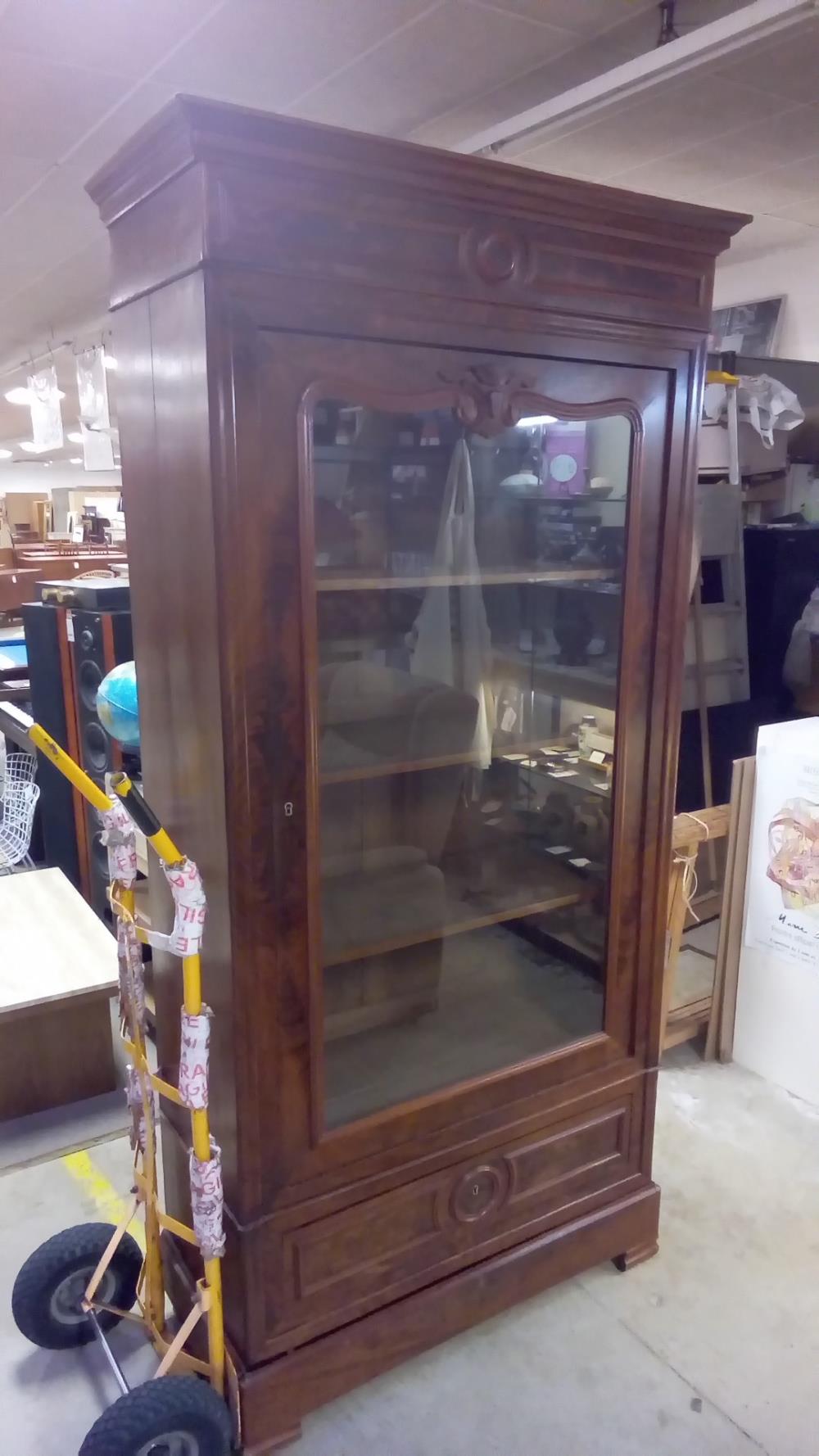 ARMOIRE VITRÉE 1 PORTE