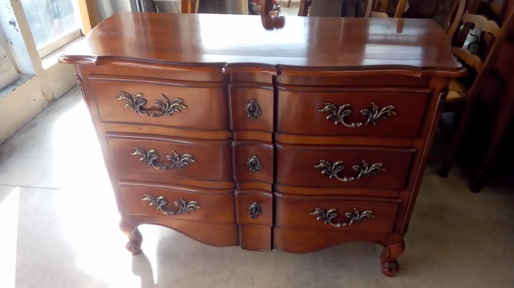 COMMODE MERISIER 3 TIROIRS AVEC CLÉ