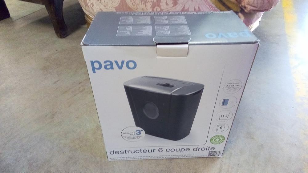 DESTRUCTEUR DE DOCUMENTS