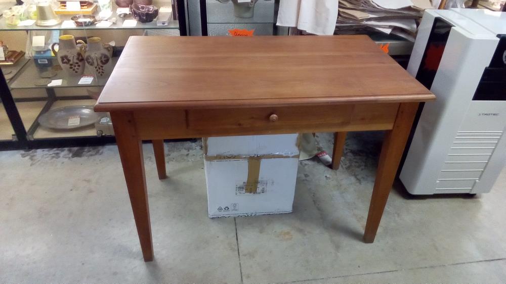 TABLE BUREAU MERISIER 1 TIROIR