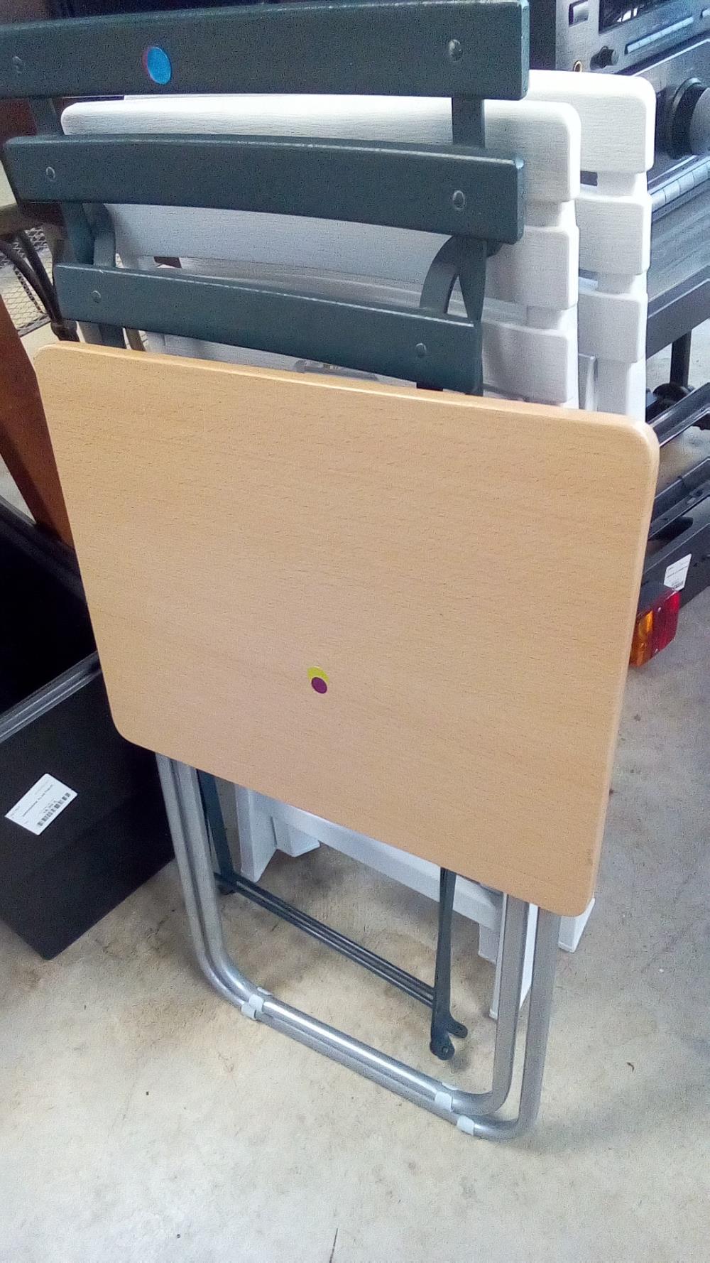 DESSERTE BOIS PLIANTE