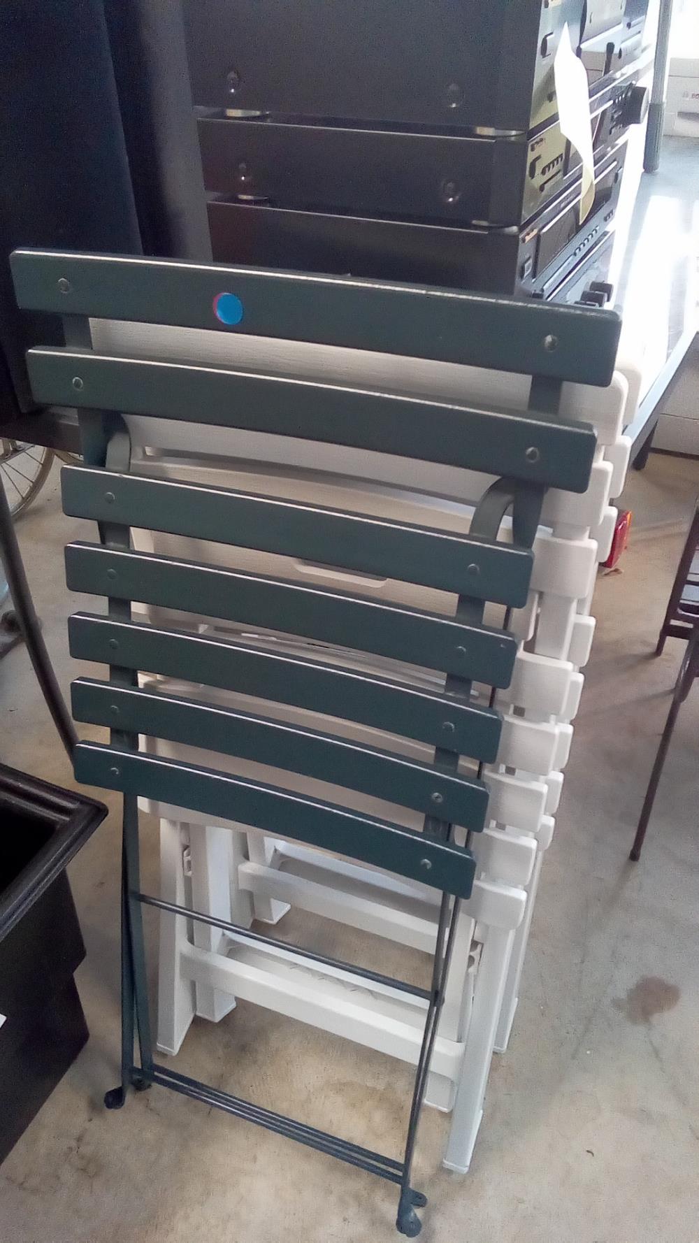 CHAISE VERTE PLIANTE