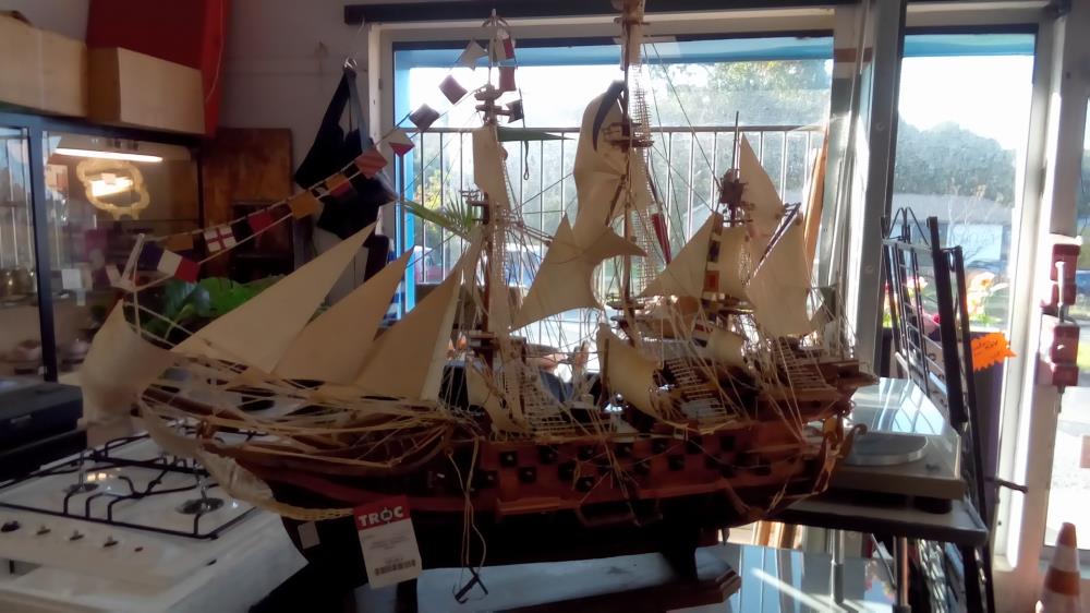 MAQUETTE 3 MATS ARTISANAL "PRINCE ST MALO"