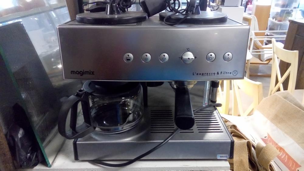 CAFETIÈRE MAGIMIX EXPRESSO ET FILTRE