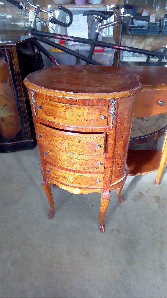 CHIFFONNIER 4 TIROIRS MARQUETERIE