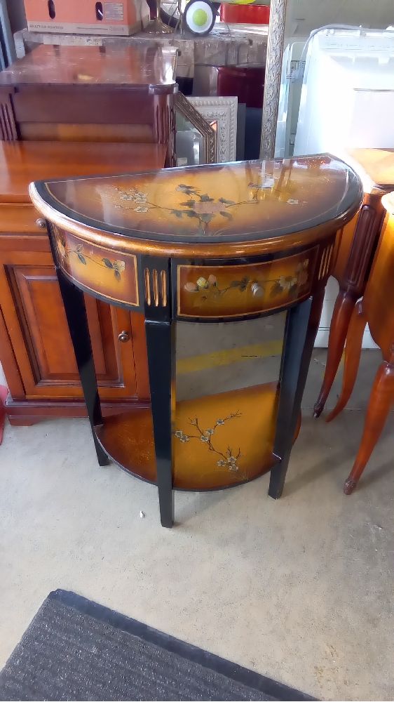 CONSOLE STYLE ASIATIQUE DORÉE