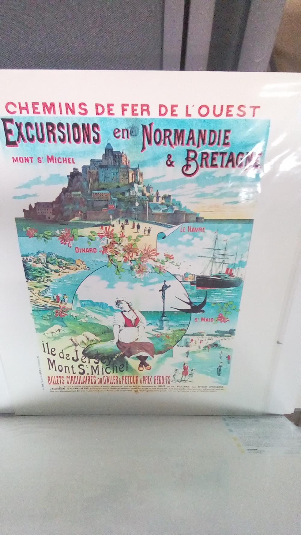 REPRO EX 4 MONT ST MICHEL LE HAVRE