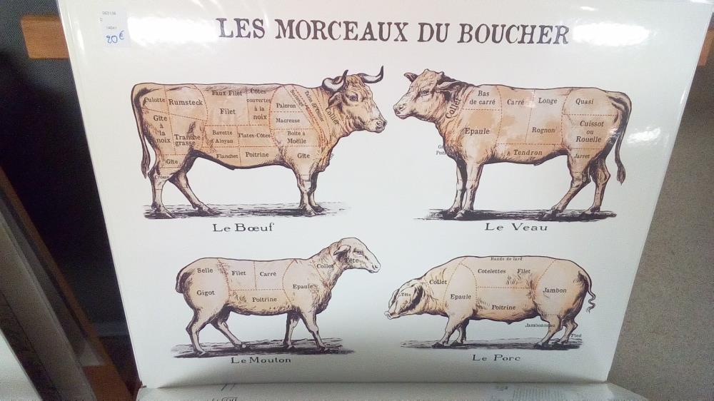 REPRO MORCEAUX DU BOUCHER