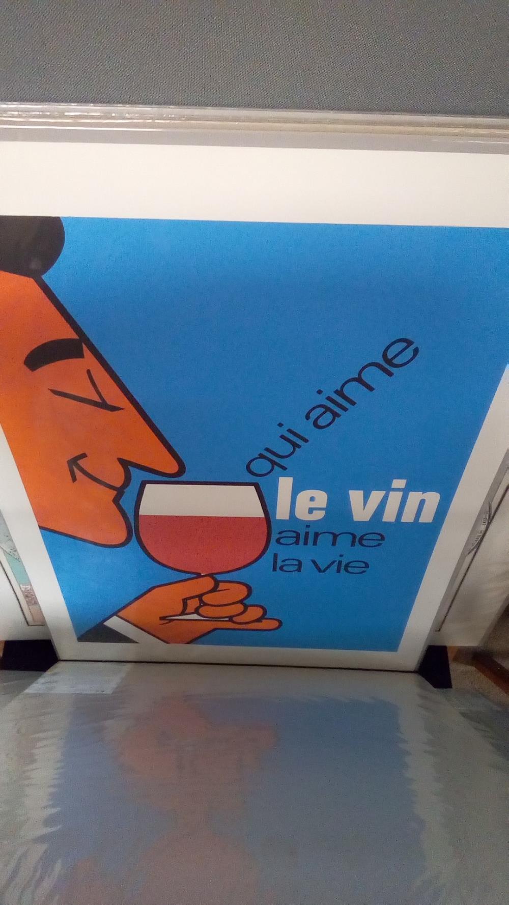REPRO QUI AIME LE VIN AIME LA VIE (GM)